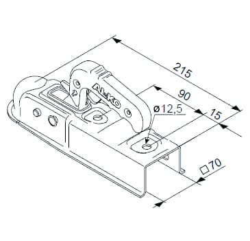 AL-KO Kugelkupplung AK 7 V Plus, Artikelnr. 1367028.