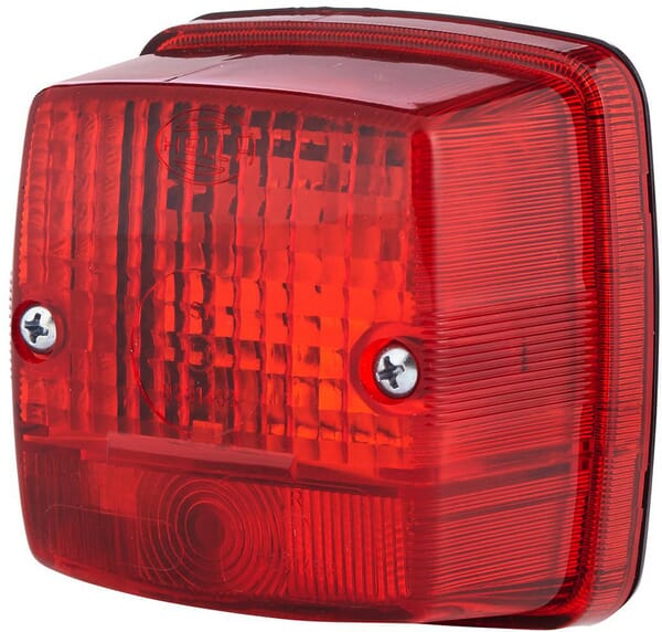 2SB003014151: Bremsleuchte, 12/24V, rot, 84x51x84 mm, Hella