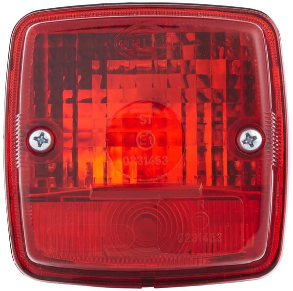 2SB003014151: Bremsleuchte, 12/24V, rot, 84x51x84 mm, Hella