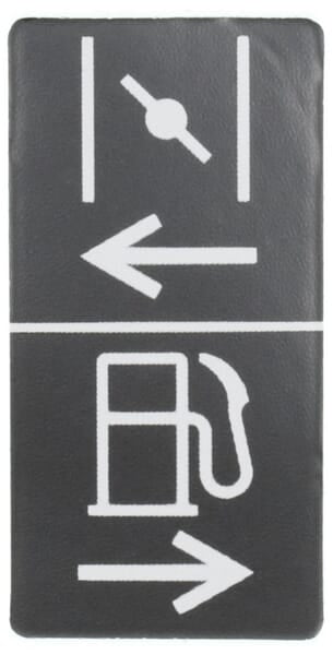 Choke-Zeichen - Honda - AufkleberübersichtOE - 87528Z4M000