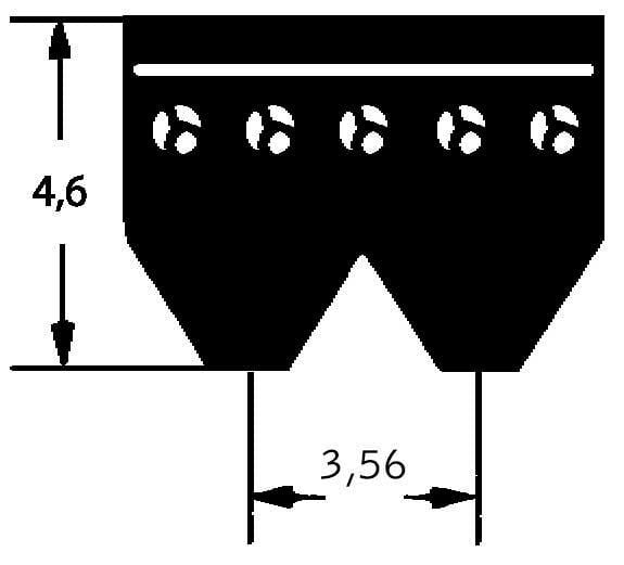 John Deere Keilrippenriemen 8PK2515 Optibelt, Profil PK8 Rippen.