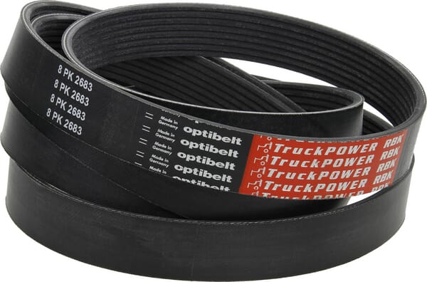 "Keilrippenriemen 8PK2683 für John Deere, Profil PK8 Rippen."