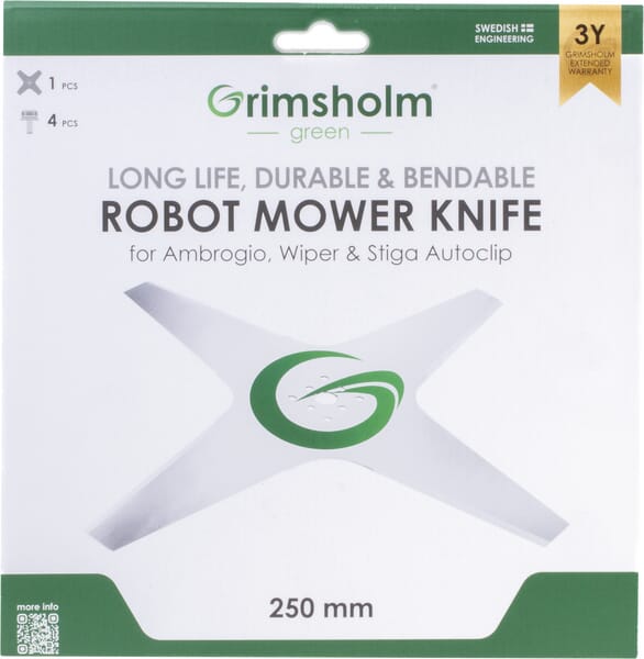 Messer für Stiga Autoclip, 25 cm, Art.-Nr. FGP122.