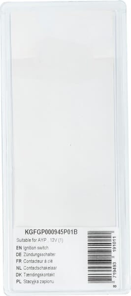 Zündschalter für AYP, 12V (1): KGFGP000945P01B.