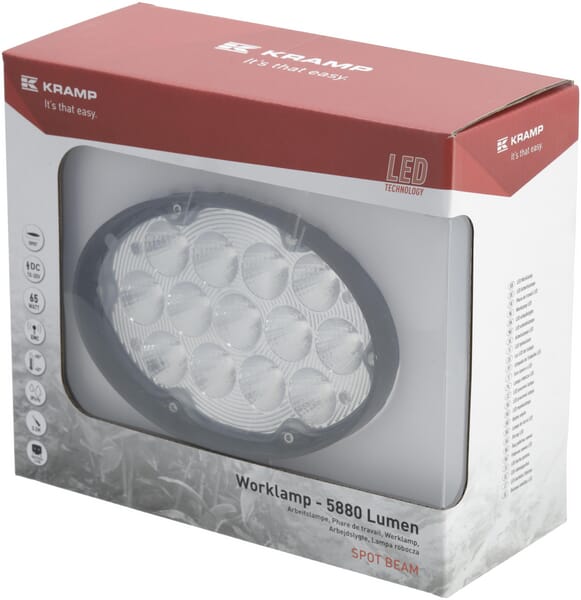 Artikel-Nr.: LA10432SP, LED, 65W, Spot, 5880lm, oval, John Deere.