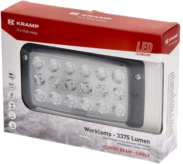 John Deere LED-Arbeitsleuchte: LA80300, 27W, 3375lm, 18 LED.