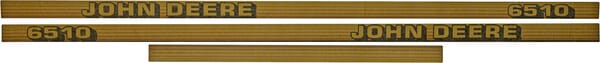 Aufklebersatz \ - John Deere - Transfersatz - TR6510JD